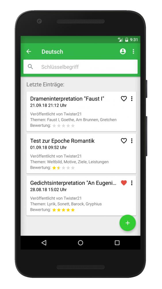 ExamShare Die App zum Teilen von Übungsklausuren und