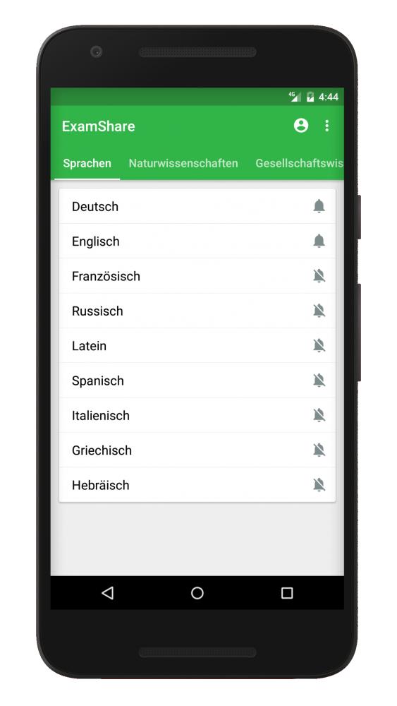 ExamShare Die App zum Teilen von Übungsklausuren und